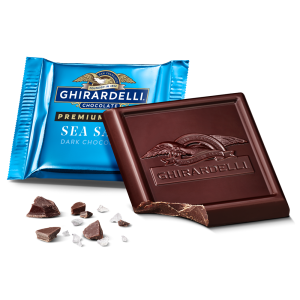 ghirardelli Premium Dark Sea Salt Dark Chocolate Squares Case Pack (540 ct)